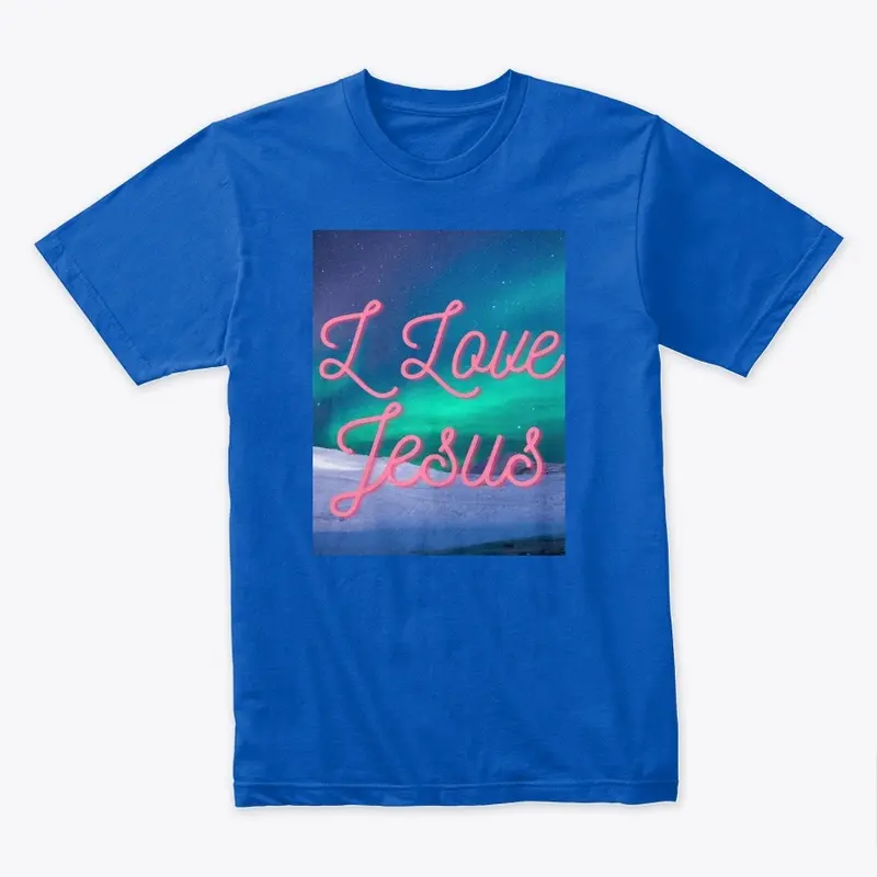 I Love Jesus Blue